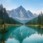 An alpine lake